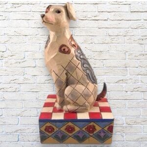 Jim Shore Terry Pitbull Terrier Dog Figurine 2005